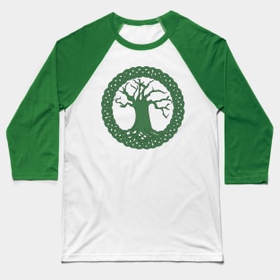 Tree of life with celtic knot border Baseball T-Shirt